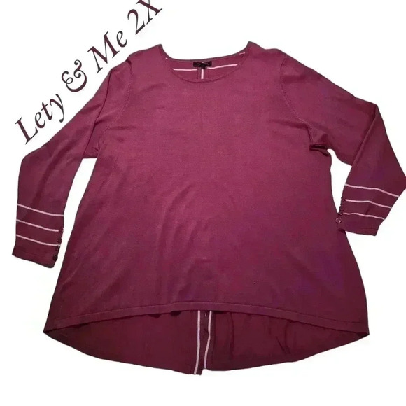 Lety & Me Blouse 2X - Picture 2 of 6